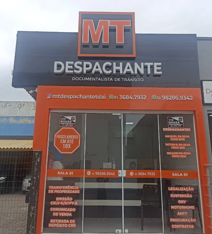 Fachada da MT Despachante em Tramandaí